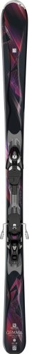 Горные лыжи Salomon GEMMA с креплениями XT10 Ti 16-17 черный/фиолетовый/розовый 163
