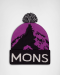 Шапка Mons Royale Mtn Pixel Merino Pom Pom Beanie уні. розовый OS