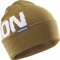 Шапка Salomon HERMITAGE BEANIE уни. коричневый OSFA