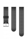Ремешок 20 ATH1 SILICONE STRAP BLACK/STEEL S+M (черный/сталь)