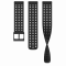 Ремешок 22 ATH2 SILICONE STRAP ALL BLACK черный S+M