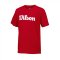 Футболка Wilson дет. SCRIPT COTTON TEE RD/WH SS18 красный/белый XS