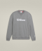 Кофта Wilson муж. TEAM SCRIPT CREWNECK GRAY серый LG