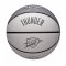 Мяч баскетбольный Wilson NBA TEAM CITY COLLECTOR BSKT OKC THUND SZ7 белый/серый 7