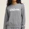 Кофта Wilson жен. TEAM CREWNECK MEDIUM GRAY серый LG