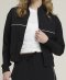 Кофта Wilson жен. TEAM WARM-UP JACKET BLACK чёрный LG