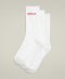 Шкарпетки Wilson уні. QUARTER TOP SOCK 3 PACK WH білий LG