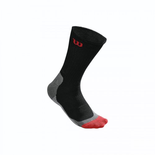 Носки Wilson муж. HIGH-END CREW SOCK SM/MD (1 Pair) SS19 Черный SMMD