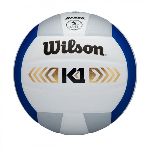 Мяч волейбольный W K1 GOLD BLU/WH/SI SS19 голубой/белый/серый OSFA