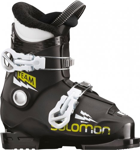 Ботинки горнолыжные Salomon Team T2 19-20 черный/светло-зелёный 20