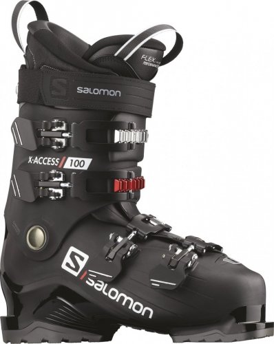 Ботинки горнолыжные Salomon X ACCESS 100 19-20 черный/красный 30-30.5