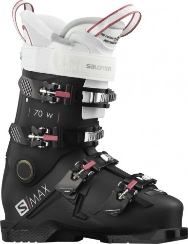 Черевики гірськолижні Salomon S/MAX 70 W 20-21 чорний/білий/рожевий 23-23.5