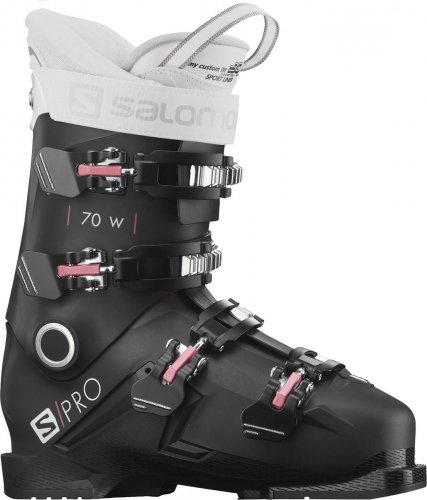 Ботинки горнолыжные Salomon S/PRO 70 W 21-22 черный/белый/малиновый 23-23.5