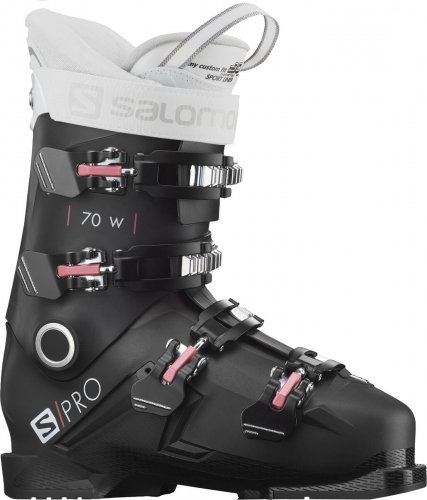 Ботинки горнолыжные Salomon S/PRO 70 W 19-20 черный/розовый/белый 24-24.5