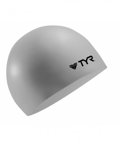 Шапочка TYR SILICON CAP NO WRINKLE       SILVER