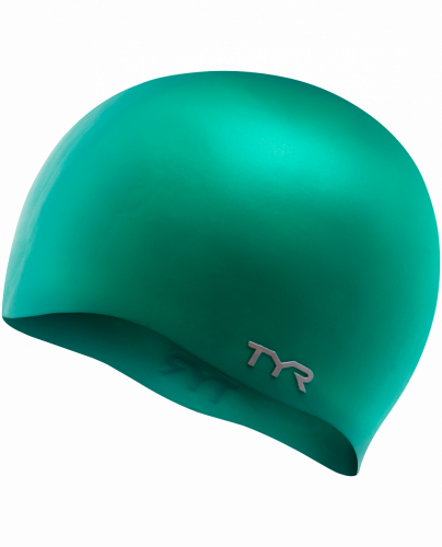 Шапочка TYR SILICON CAP NO WRINKLE       GREEN
