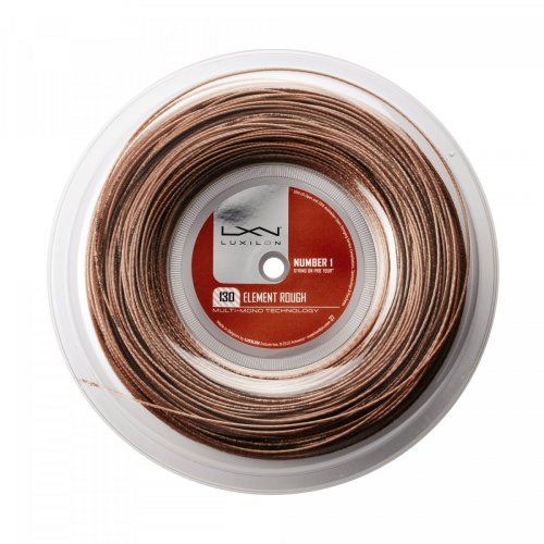 Струны теннис Luxilon ELEMENT ROUGH 130 200M REEL SS20 бронзовый