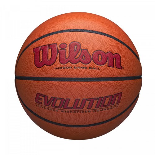 Мяч баскетбольный Wilson EVOLUTION 295 GAME BALL SC SZ7 SS20 оранжевый/красный