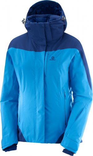 Куртка г/л SALOMON ICEROCKET JKT W жен. FW18-19 голубой XS
