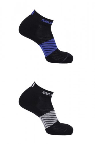 Шкарпетки SALOMON XA 2 PACK уні. FW19-20 чорний/синій S