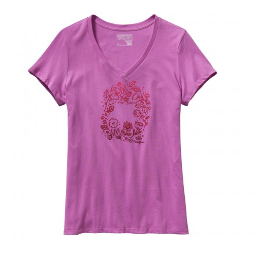 Футболка W'S LIVE SIMPLY HOMEGROWN COTTON V-NECK T-SHIRT MCKP S