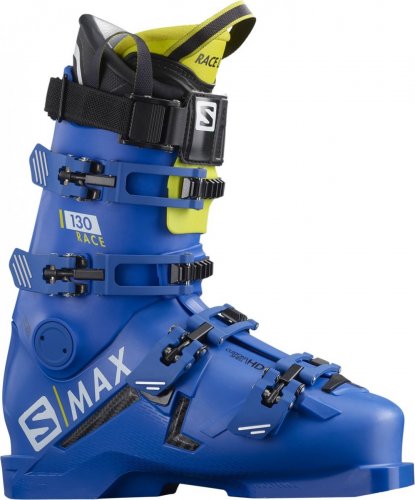 Ботинки горнолыжные Salomon S/MAX 130 RACE 19-20 синий/желтый 27-27.5