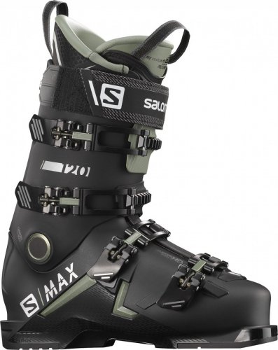 Ботинки горнолыжные Salomon S/MAX 120 20-21 черный/темно-зеленый 26-26.5