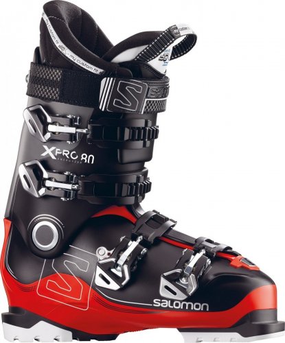 Ботинки горнолыжные Salomon X PRO 80 17-18 черный/красный/серый 29