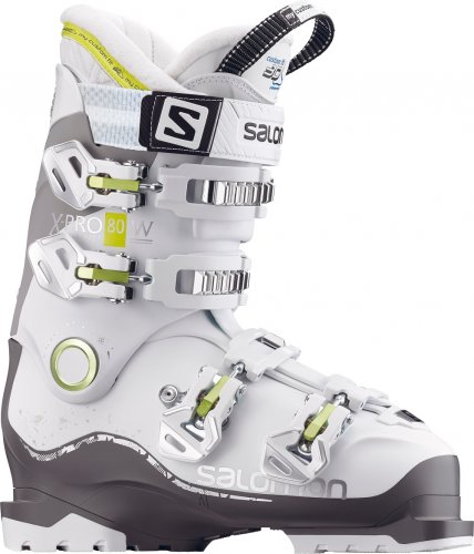 Ботинки горнолыжные Salomon X PRO 80 W 17-18 белый/серый 24.5