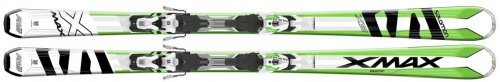 Горные лыжи Salomon X-MAX X8 с креплениями XT10 16-17 белый/зеленый/черный 162