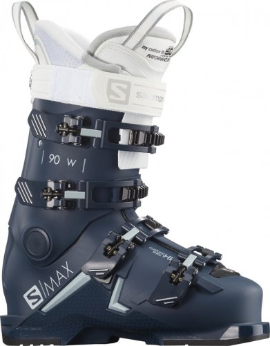 Черевики гірськолижні Salomon S/MAX 90 W 20-21 темно-синій/блакитний 23-23.5