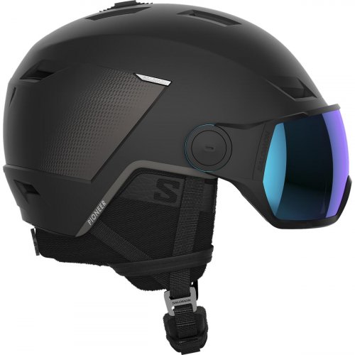 Шлем горнолыжный Salomon PIONEER LT VISOR 23-24 черный L 59-62