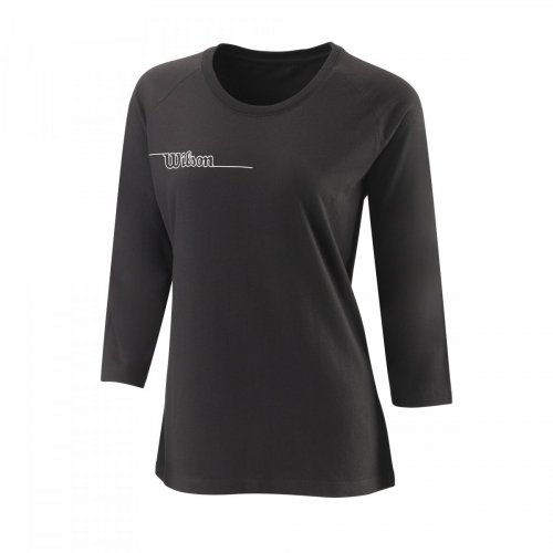 Кофта Wilson жен. TEAM II 4-Mar SLEEVE TCH TEE чорний XS