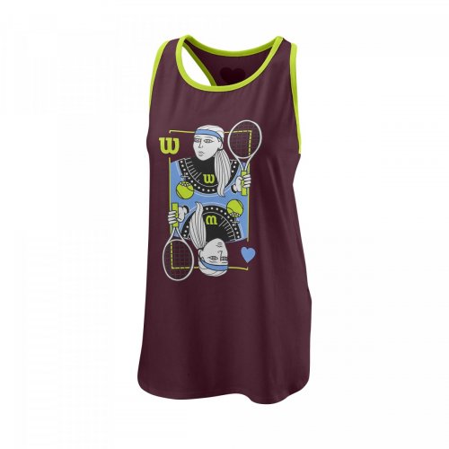 Майка Wilson жін. QUEEN TECH TANK червоний XS