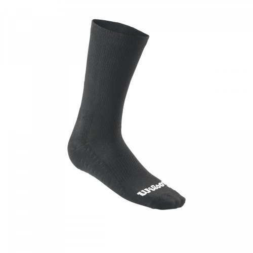 Шкарпетки Wilson чол. RUSH PRO CREW SOCK 1PR чорний;білий SM/MD