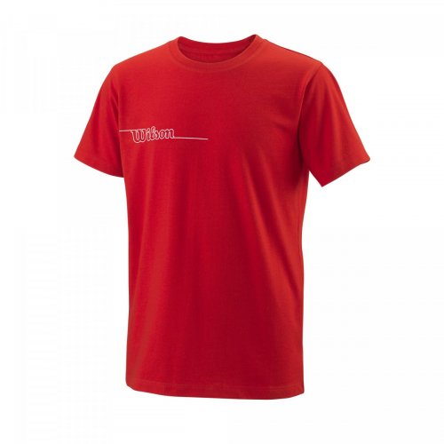 Футболка Wilson діт. TEAM II TECH TEE червоний XS
