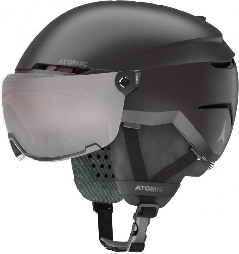 Шолом гірськолижний Atomic SAVOR VISOR JR 22-23 чорний XS 48-52
