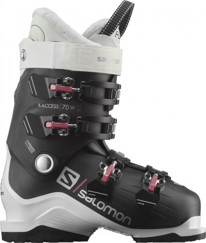 Черевики гірськолижні Salomon X ACCESS 70 W wide 22-23 чорний/білий/малиновий 24-24.5