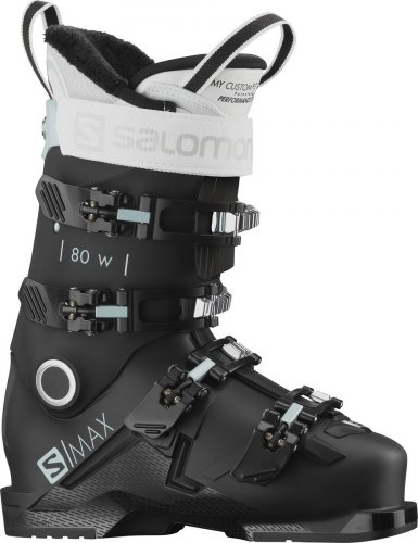 Черевики гірськолижні Salomon S/MAX 80 W 21-22 чорний/білий/бірюзовий 23-23.5