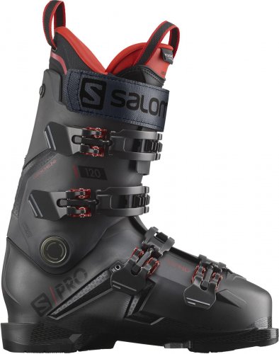 Черевики гірськолижні Salomon S/PRO 120 GW 22-23 темно-сірий/чорний/червоний 26-26.5 Черевики гірськолижні Salomon S/PRO 120 GW 22-23 темно-сірий/чорний/червоний 26-26.5