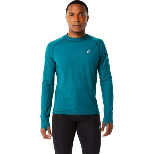 Лонгслив ASICS WINTER RUN LS TOP муж. синий S