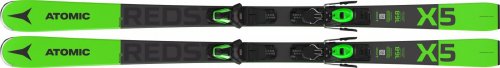 Горные лыжи Atomic REDSTER X5 с креплениями M10 GW 22-23 зеленый/темно-серый 168