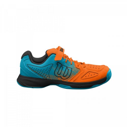 Кроссовки Wilson дет. KAOS BELA K OR/BL голубой/оранжевый 10,5
