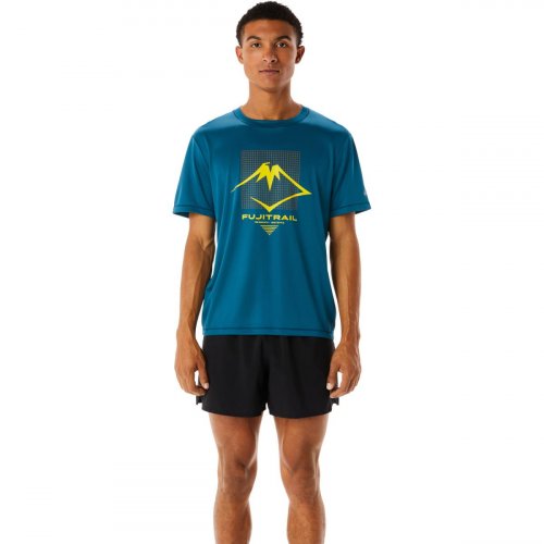 Футболка ASICS FUJITRAIL LOGO SS TOP чол. синій S