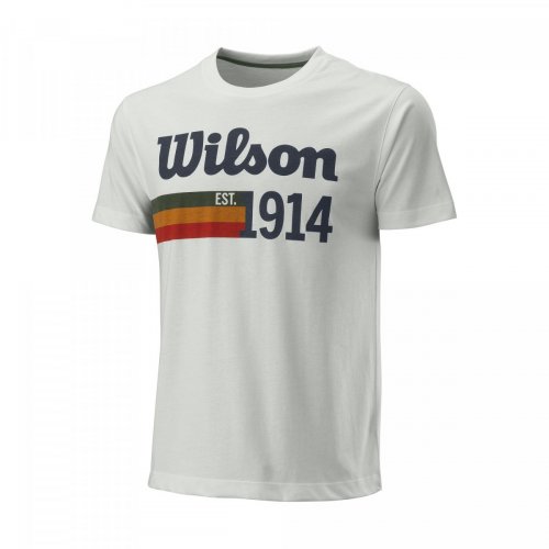 Футболка Wilson чол. SCRIPT '14 TECH TEE WH білий/чорний SM