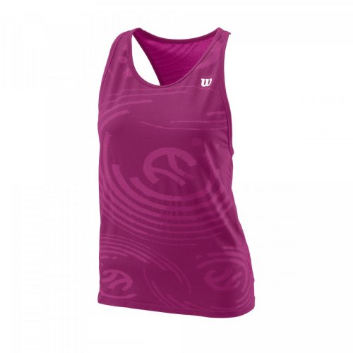 Майка Wilson жін. PWR SMLS TANK ROUGE рожевий XS