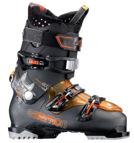 Ботинки горнолыжные Salomon  QUEST ACCESS 60 12-13 черный/оранжевый 29.5