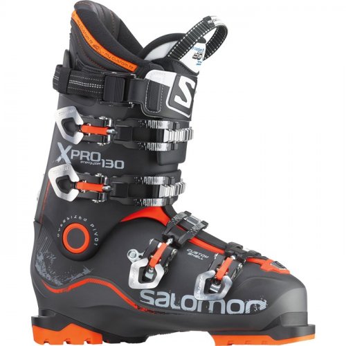 Черевики гірськолижні Salomon X Pro 130 14-15 сірий/чорний/помаранчевий 26.5