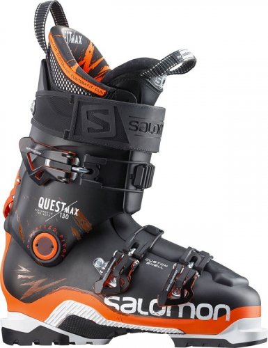 Черевики гірськолижні Salomon QUEST MAX 130 14-15 чорний/помаранчевий 26.5