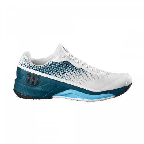Кросівки Wilson чол. RUSH PRO 4.0 CLAY WH/BL Білий/Бірюзовий 11.0
